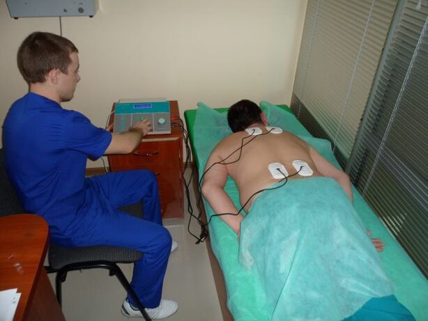 la physiothérapie comme méthode de traitement de l'ostéochondrose