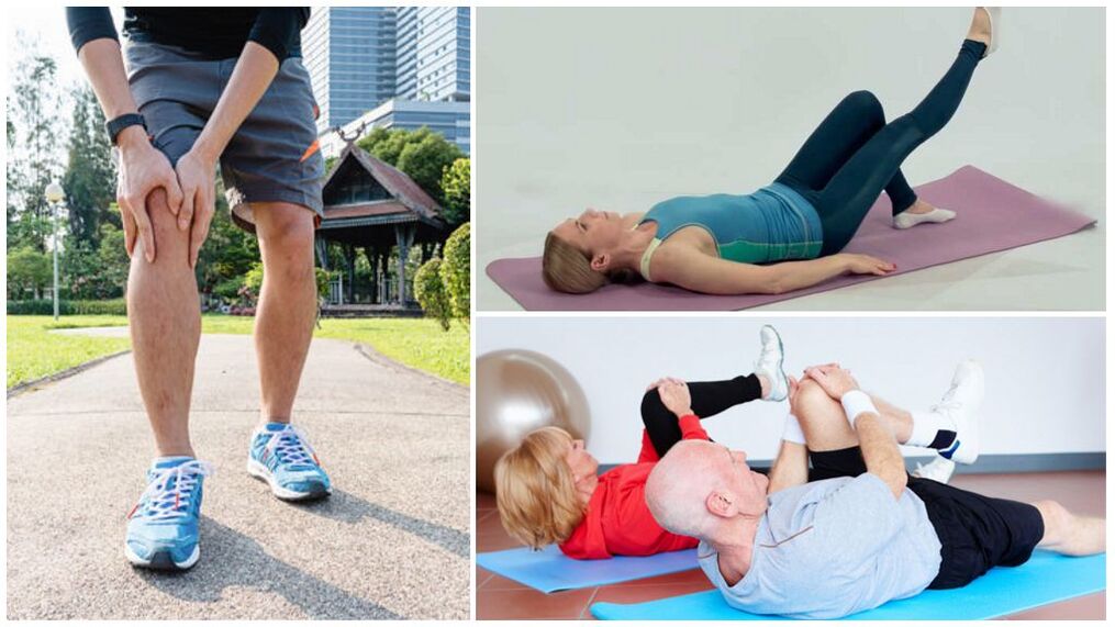 arthrose des exercices de l'articulation du genou